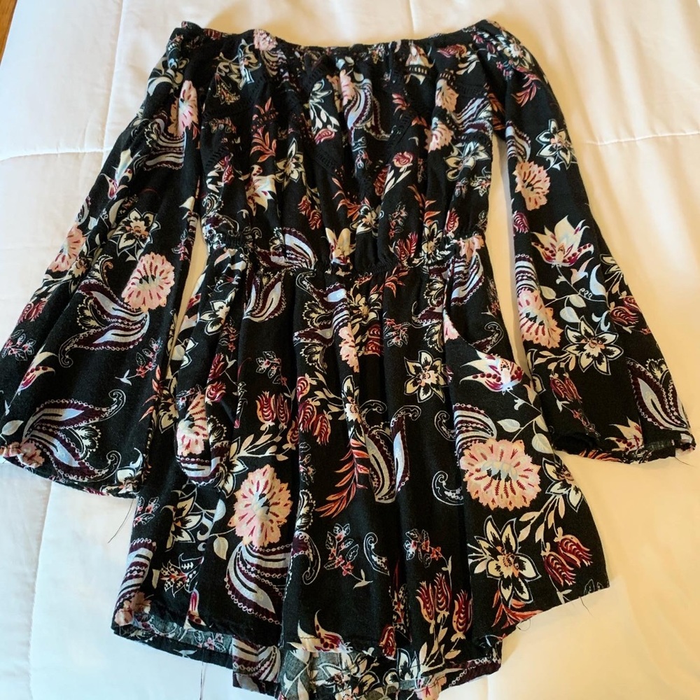 off shoulder romper